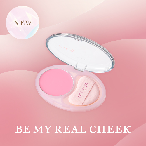 キス　じゅんわりほっぺにとけ込むチークが新登場