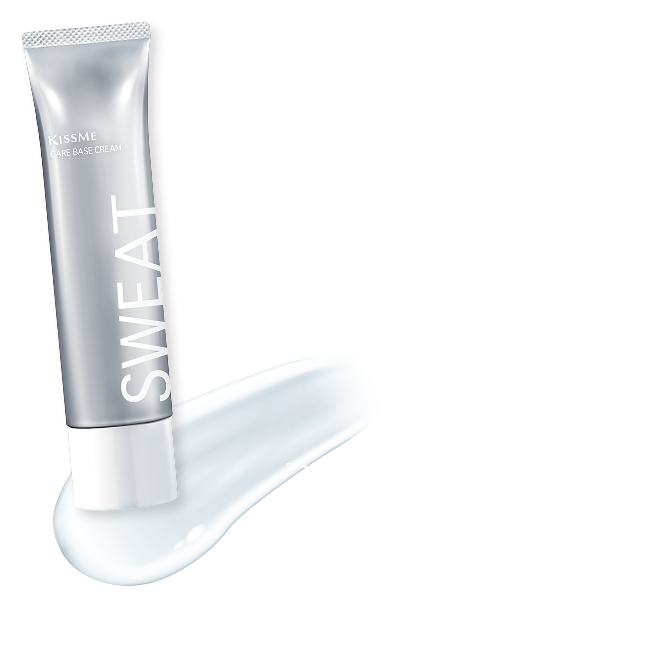 伸びの良い水々しいクリーム 塗ると無色透明に！